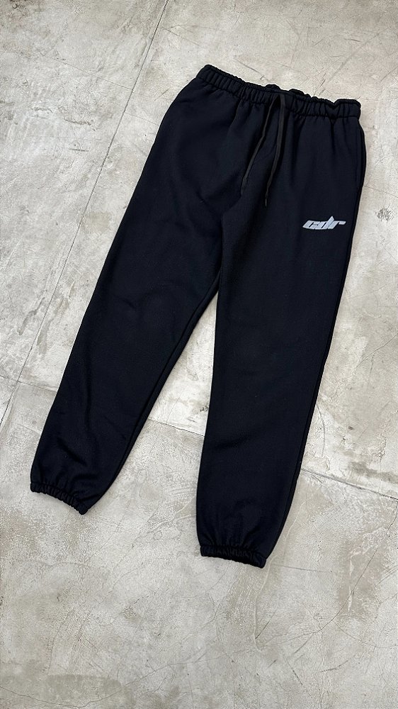 CALÇA MOLETOM ESSENTIAL (preto)