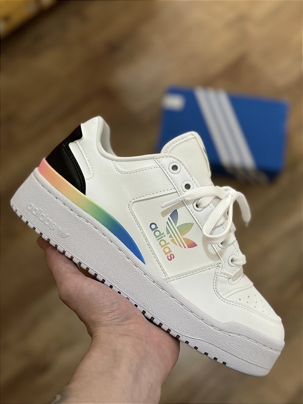 ADIDAS FORUM BOLD (branco/colorido)