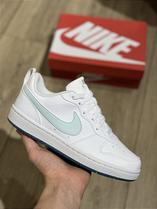 NIKE COURT BOROUGH LOW RECRAFT (white/jade ice)