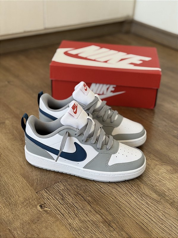 NIKE COURT BOROUGH LOW 2 (smoke grey/marina)