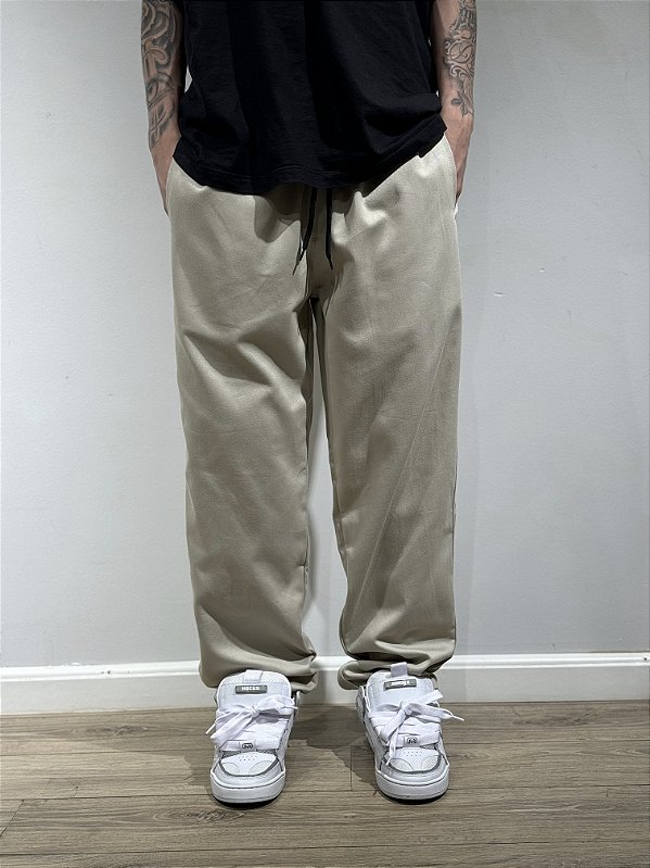 CALÇA CORTE RETO (areia)