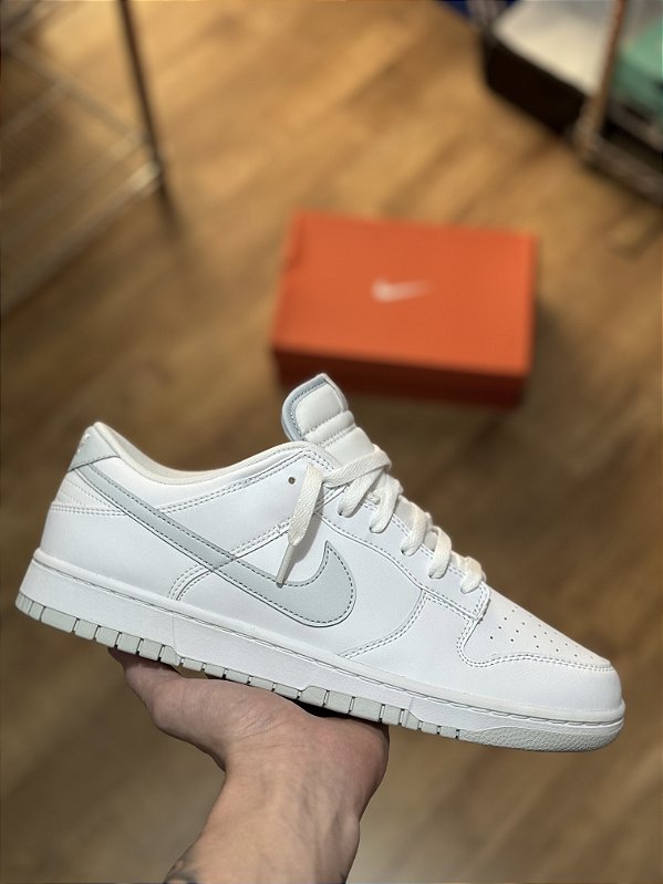 NIKE DUNK LOW RETRO “White & Pure Platinum”