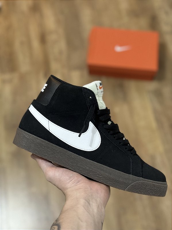 NIKE SB BLAZER MID (black/gun)