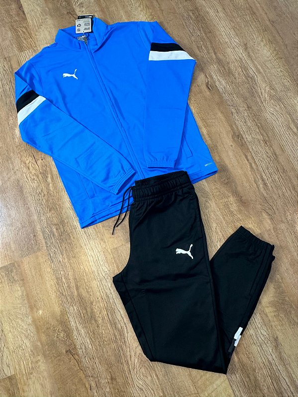 CONJUNTO PUMA teamRISE Tracksuit (azul)