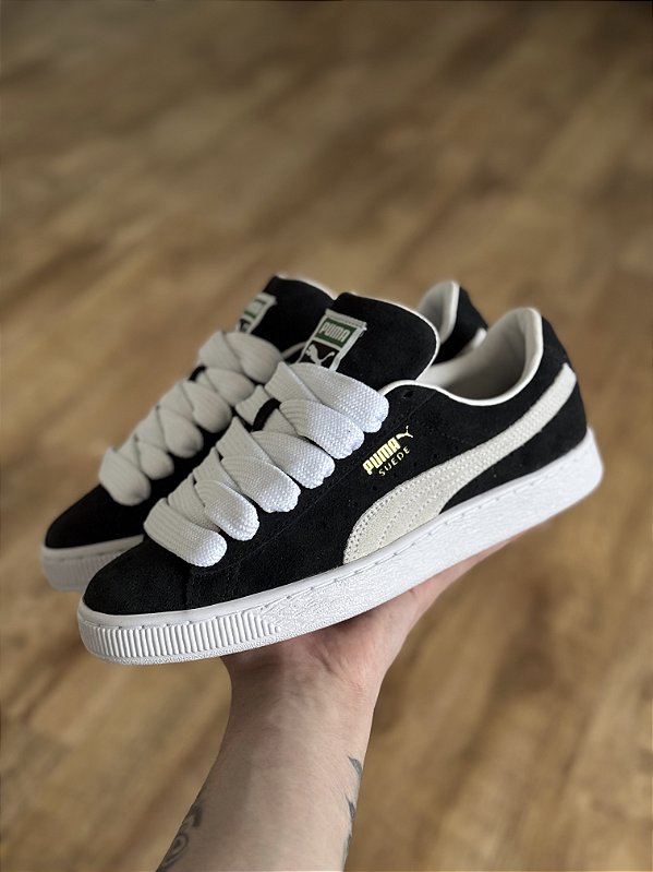 PUMA SUEDE PRETO (acompanha os dois cadarços)