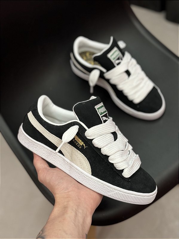 PUMA SUEDE PRETO (acompanha os dois cadarços)