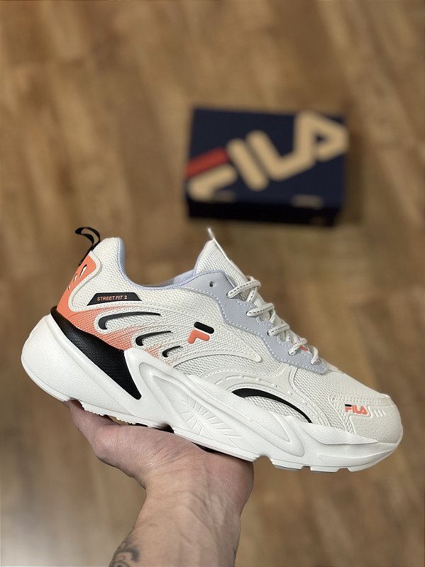 FILA STREET FIT 2 (branco/coral)