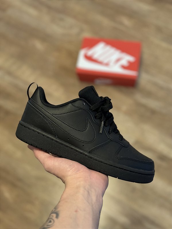 NIKE COURT BOROUGH LOW 2 (black/black)