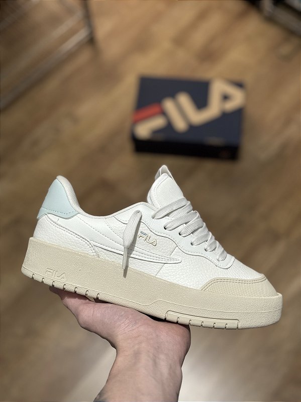 FILA ORIGINAL COZY (creme/verde)
