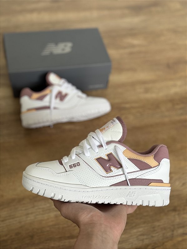 NEW BALANCE 550 (branco/rosa)