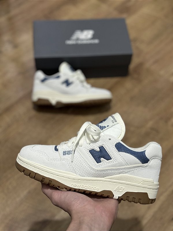 NEW BALANCE 550 (branco/jeans)