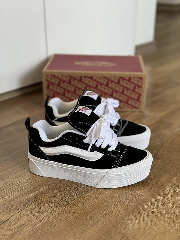 VANS KNU STACK PLATAFORMA (preto)