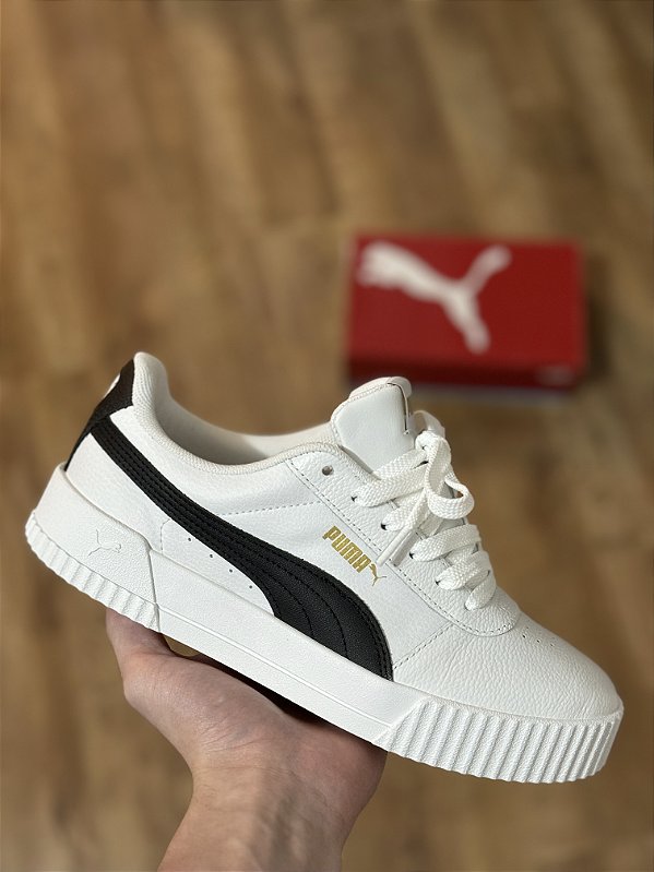 PUMA CARINA (branco/preto)