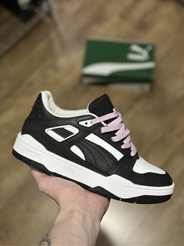 PUMA SLIPSTREAM (white/black/pink lady)