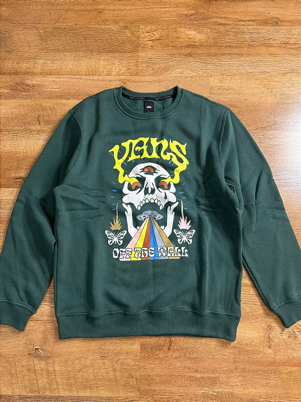 MOLETOM VANS (caveira/arco íris)