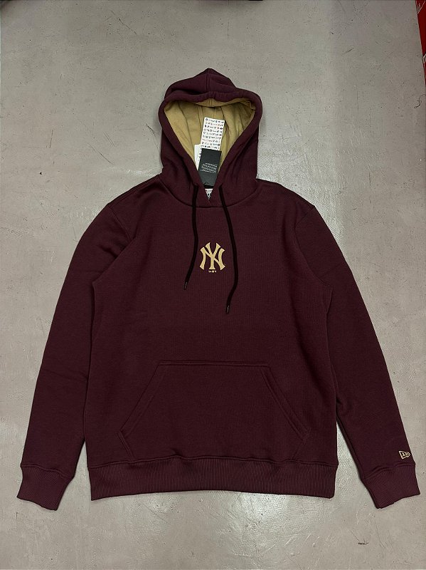 MOLETOM NEW ERA YANKEES (vinho)