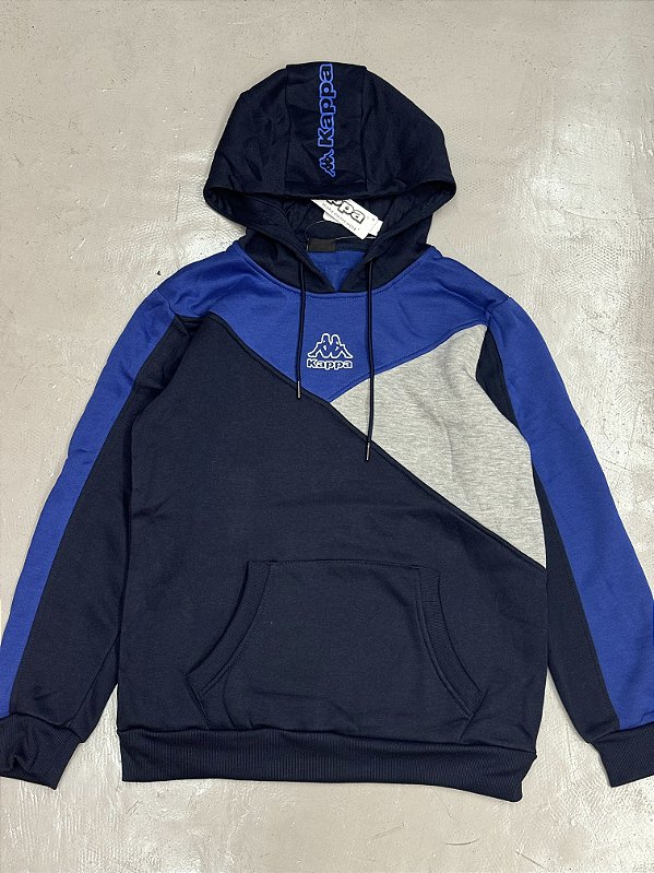 MOLETOM KAPPA (azul/marinho/cinza)