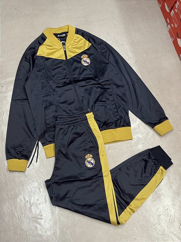 CONJUNTO REAL MADRID (azul/dourado)