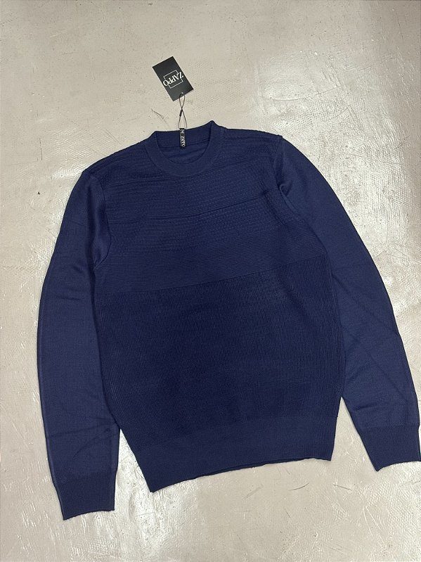 SUÉTER CARECA (azul marinho)