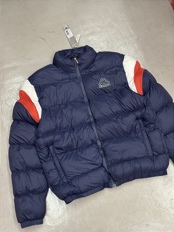 JAQUETA PUFFER KAPPA (azul/vermelha/branca)