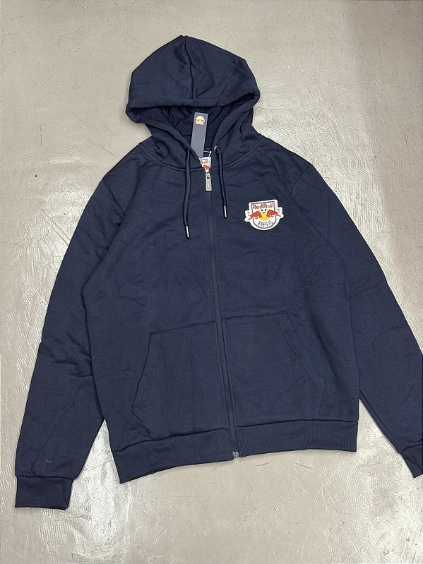 MOLETOM RED BULL ZÍPER (azul marinho)