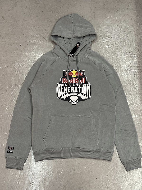 MOLETOM RED BULL SKATE GENERATION (cinza)