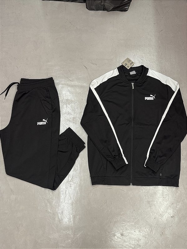 CONJUNTO PUMA BASEBALL TRICOT SUIT (preto)