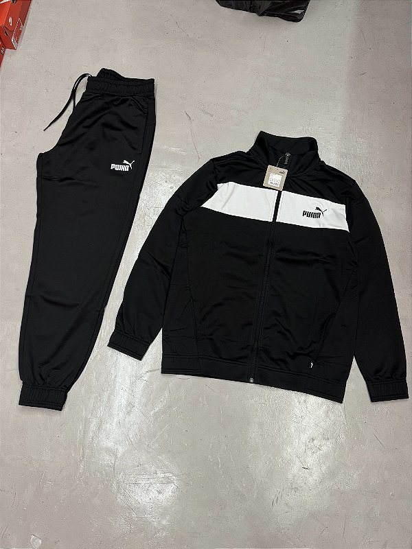 CONJUNTO PUMA POLY SUIT (preto/branco)