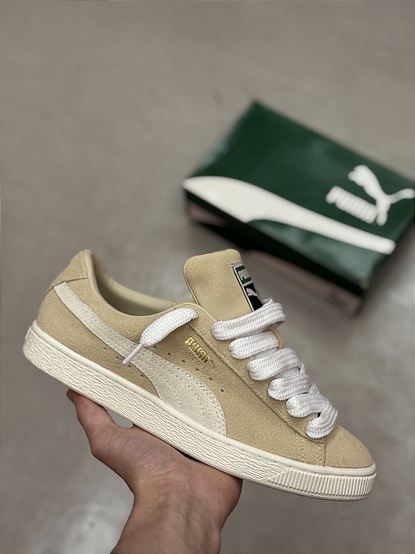 PUMA SUEDE BEGE (acompanha os dois cadarços)