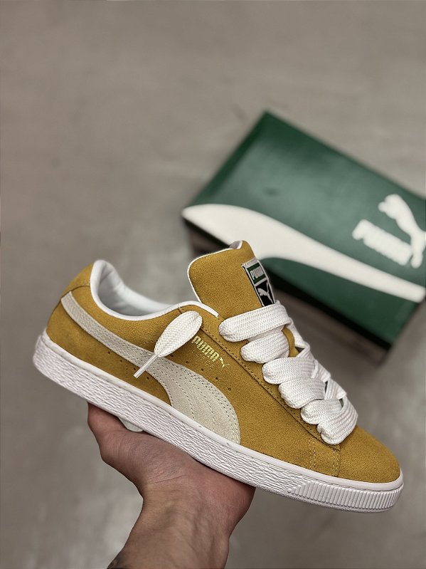 PUMA SUEDE MUSTARD (acompanha os dois cadarços)