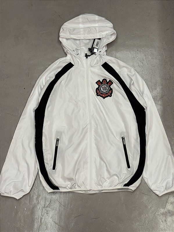 CORTA VENTO CORINTHIANS IMPERMEAVEL (branca)