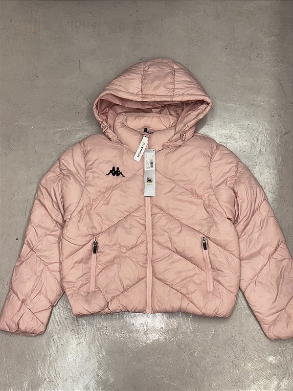 JAQUETA PUFFER KAPPA FEMININA (rosa)