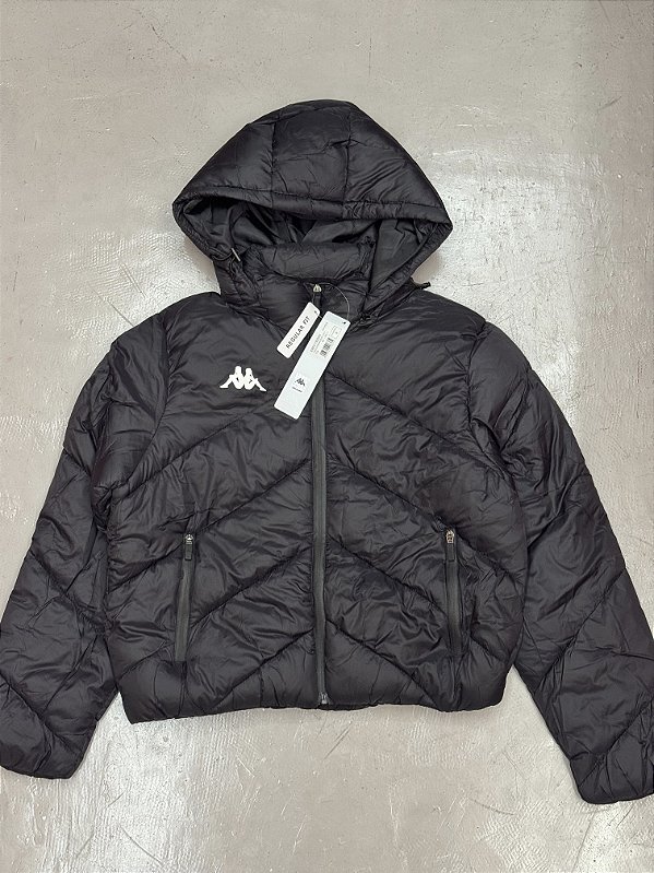 JAQUETA KAPPA PUFFER FEMININA (preta)