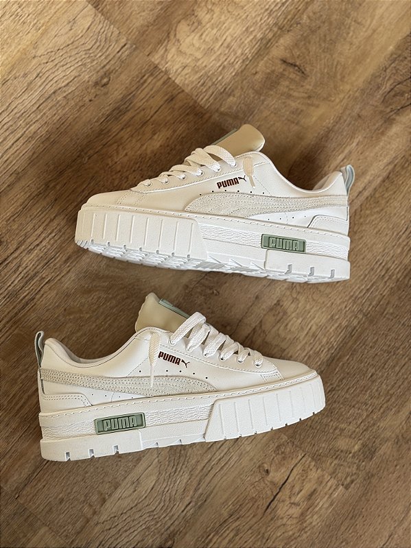 PUMA MAYZE (branco/bege/verde)