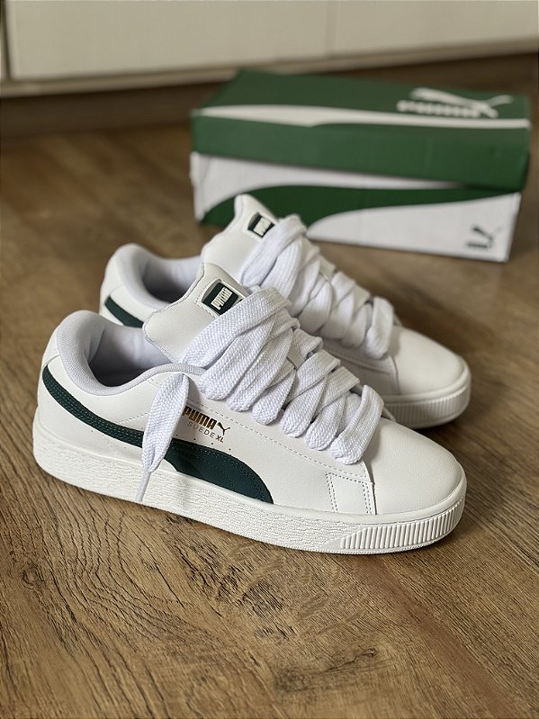PUMA SUEDE XL (branco/verde)