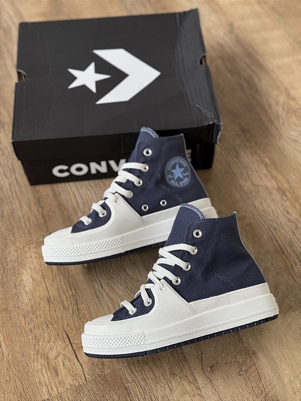 CONVERSE CTAS CONSTRUCT HI (azul marinho)