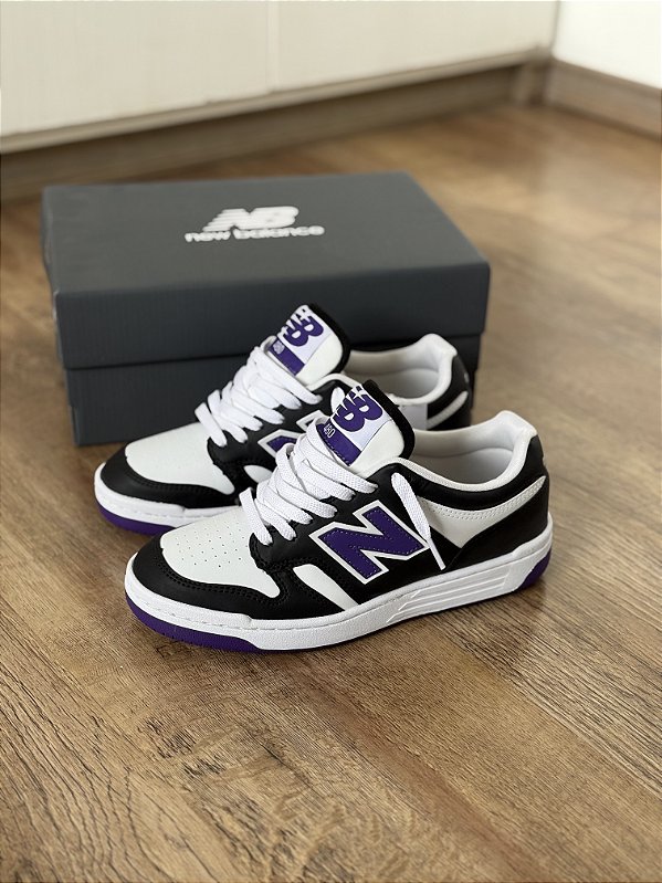 NEW BALANCE 480 (preto/branco/roxo)