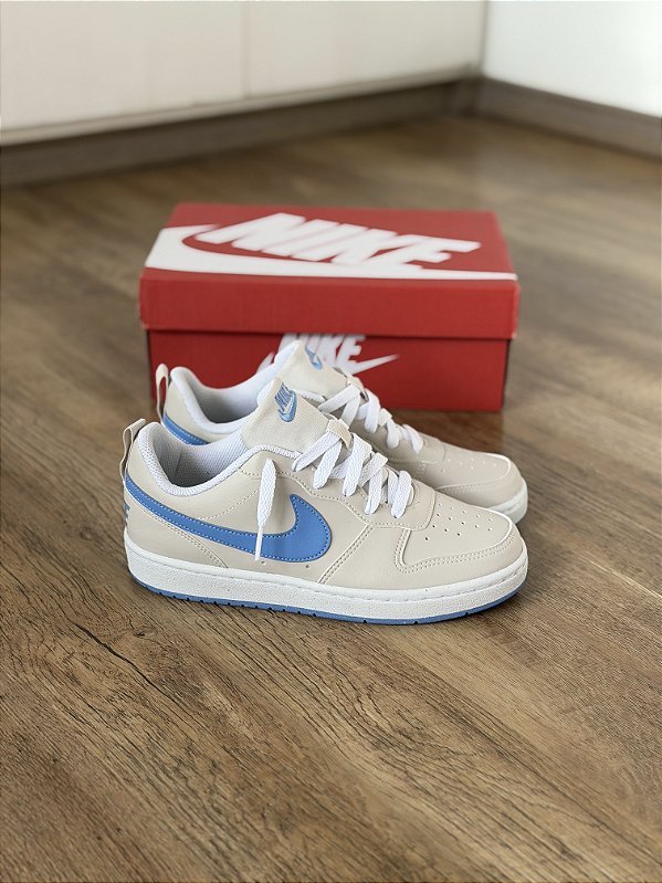 NIKE COURT BOROUGH RECRAFT (bege/azul)