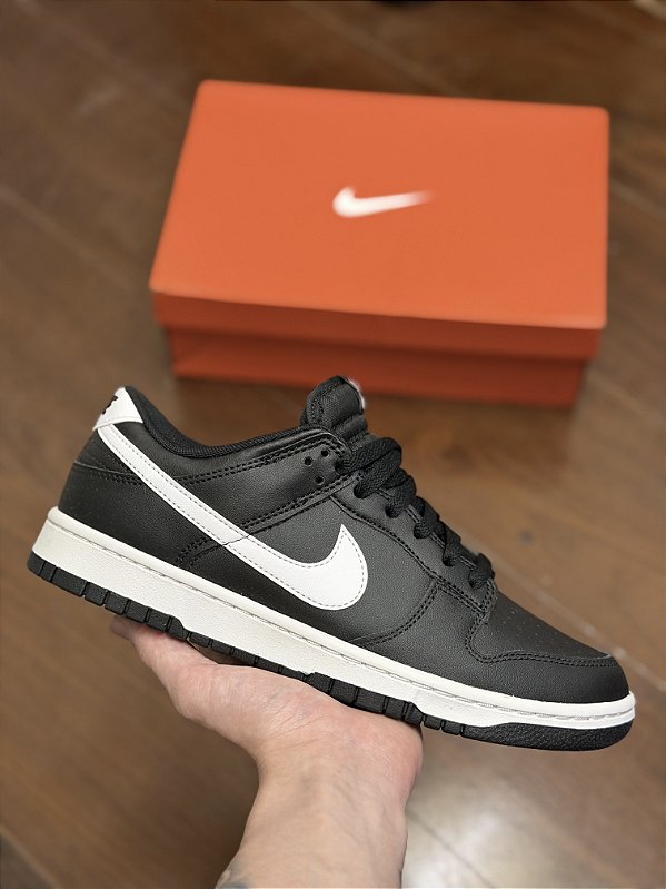 NIKE DUNK LOW RETRO (preto/branco)