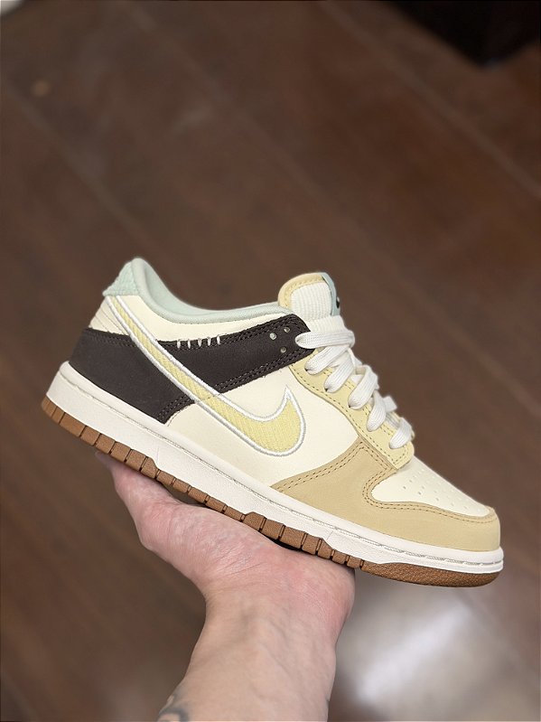NIKE DUNK LOW (GS) “Coconut Milk Baroque Brown”