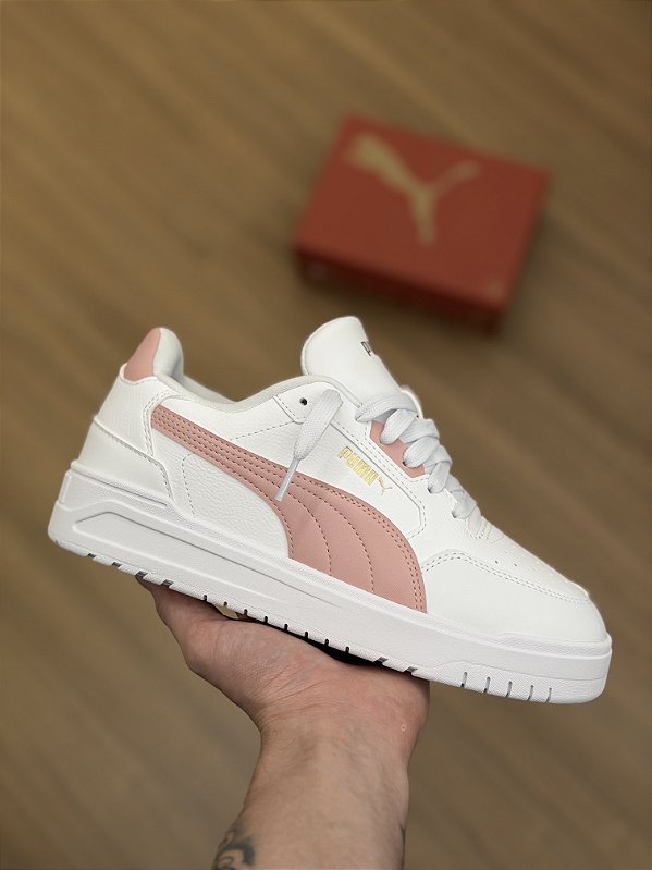 PUMA SHUFFLE DOWNTOWN (branco/rosa)