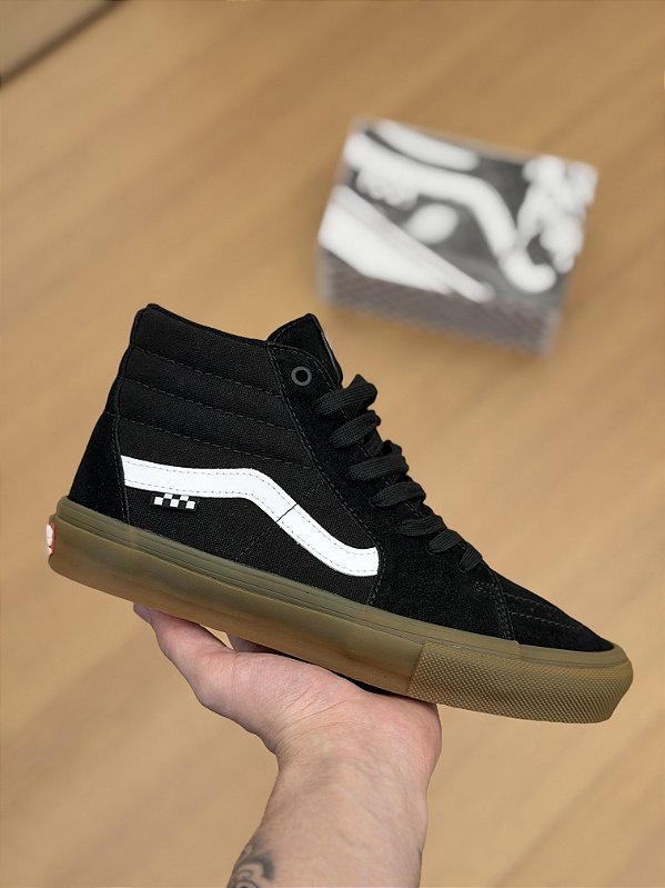 VANS SKATE SK8-HI (black/gun)