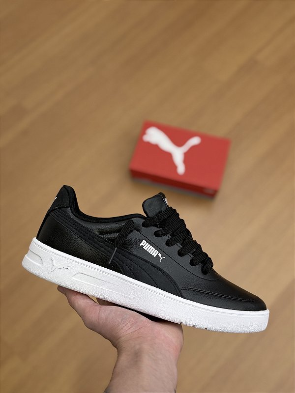 PUMA COURT CLASSIC CLEAN (black/white)