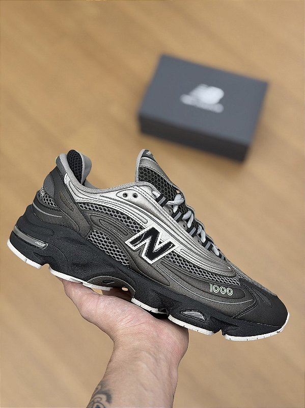 NEW BALANCE 1000 (preto/prata/verde)
