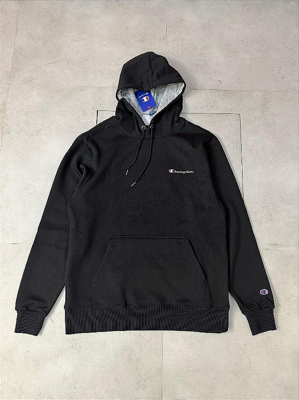 MOLETOM CHAMPION “Mini Script” (preto)