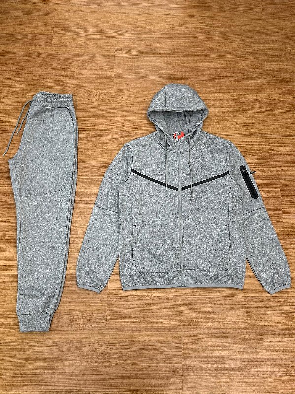 CONJUNTO MOLETOM TECH (cinza mescla)