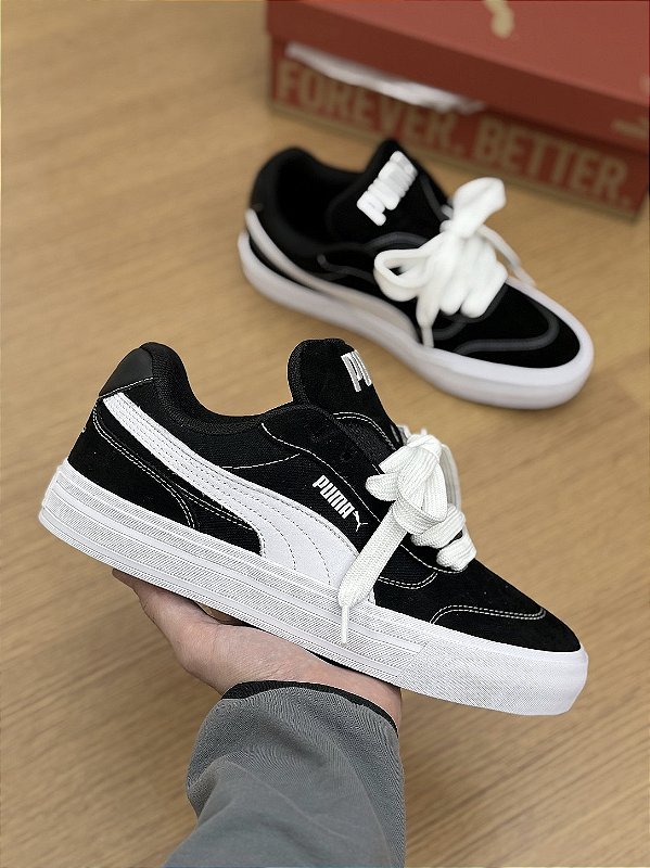 PUMA PARK VULC (black/white)