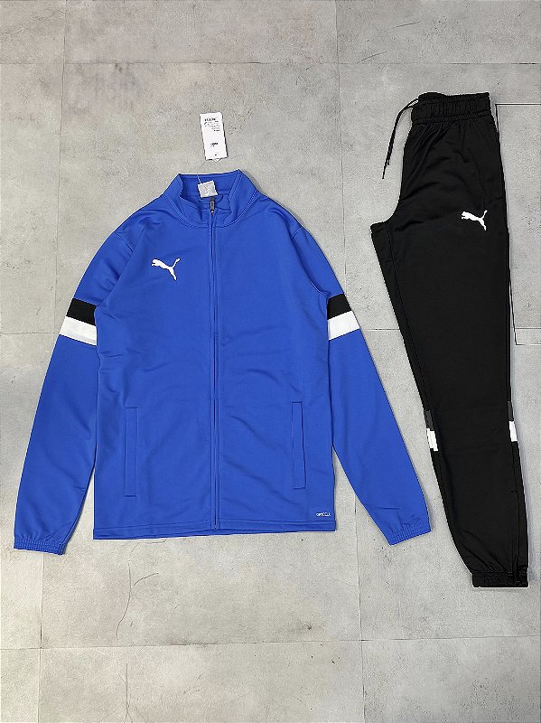 CONJUNTO PUMA TRACKSUIT teamRISE (azul)