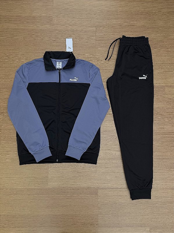 CONJUNTO PUMA 2026 COLORBLOCK (preto/roxo)