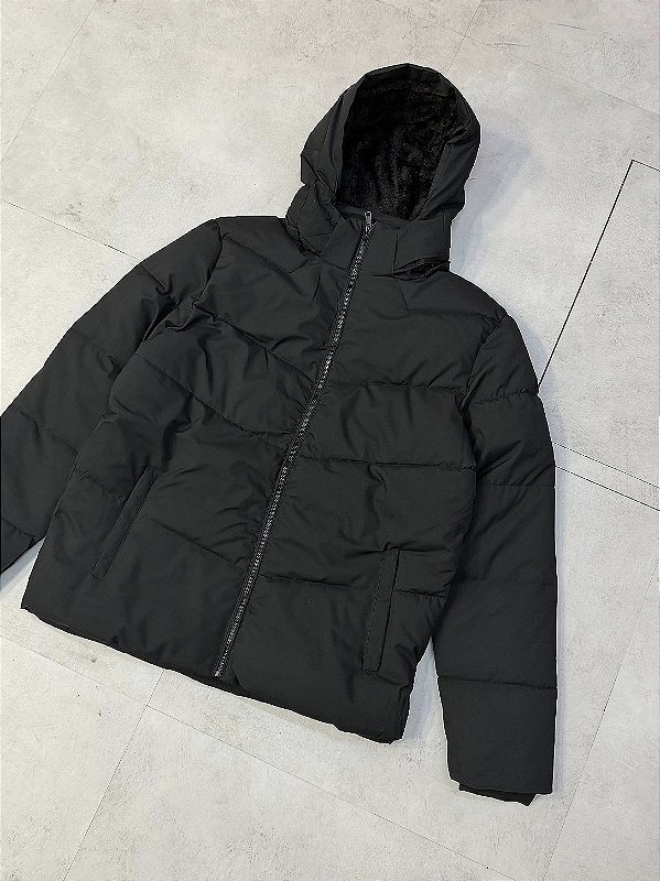 JAQUETA PUFFER NEVE IMPERMEÁVEL (preta)